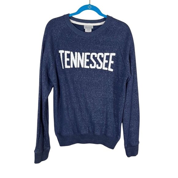 Tennessee Sweatshirt Blue S Crew Preppy Pullover Collegiate Casual Embroidered - Picture 1 of 7